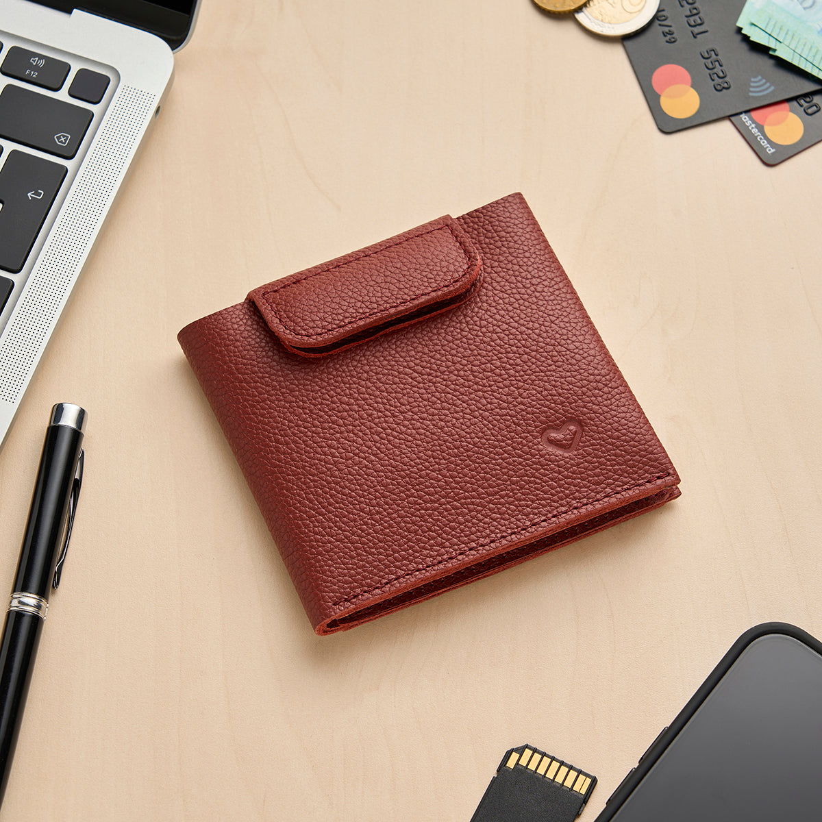 Компактний гаманець для купюр, карток і монет KID