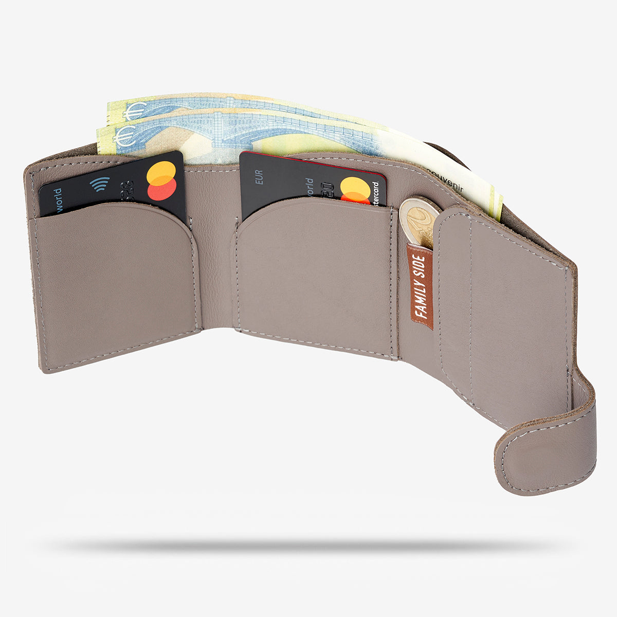 Small wallet for banknotes, cards and coins BABY