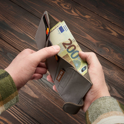 Small wallet for banknotes, cards and coins BABY