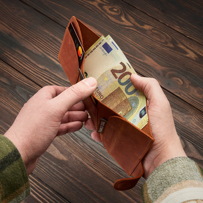 Small wallet for banknotes, cards and coins BABY