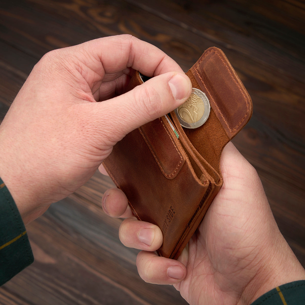 Компактний гаманець для купюр, карток і монет KID