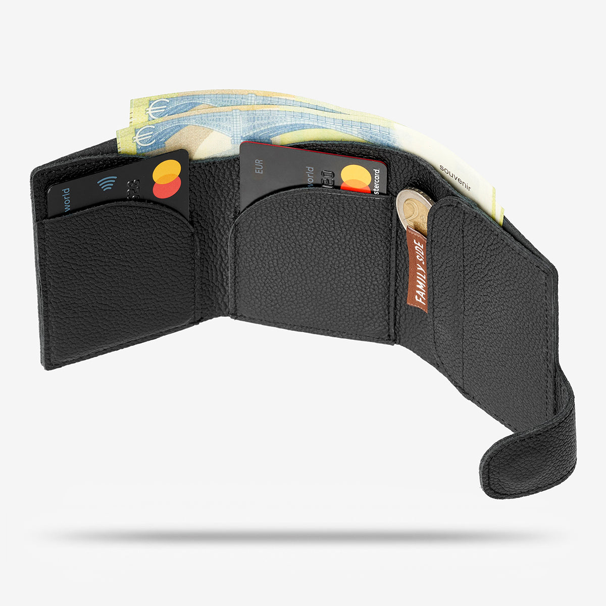 Small wallet for banknotes, cards and coins BABY